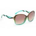 Spy + Fiona Sunglasses Mint Chip Fade Frame Bronze Fade Lens